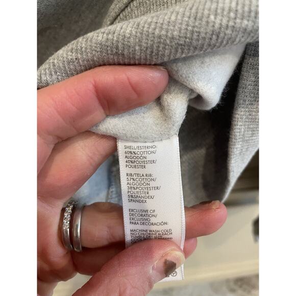 NWT $88 Limited Edition Rebecca Minkoff Gray Sweater Cotton‎ Blend Size XSmall - Picture 4 of 5